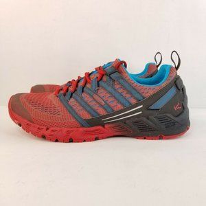 Keen Mens Versago Hiking Shoe Red Blue Black Sz 9